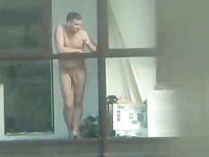 smoking hot neighbor caught naked